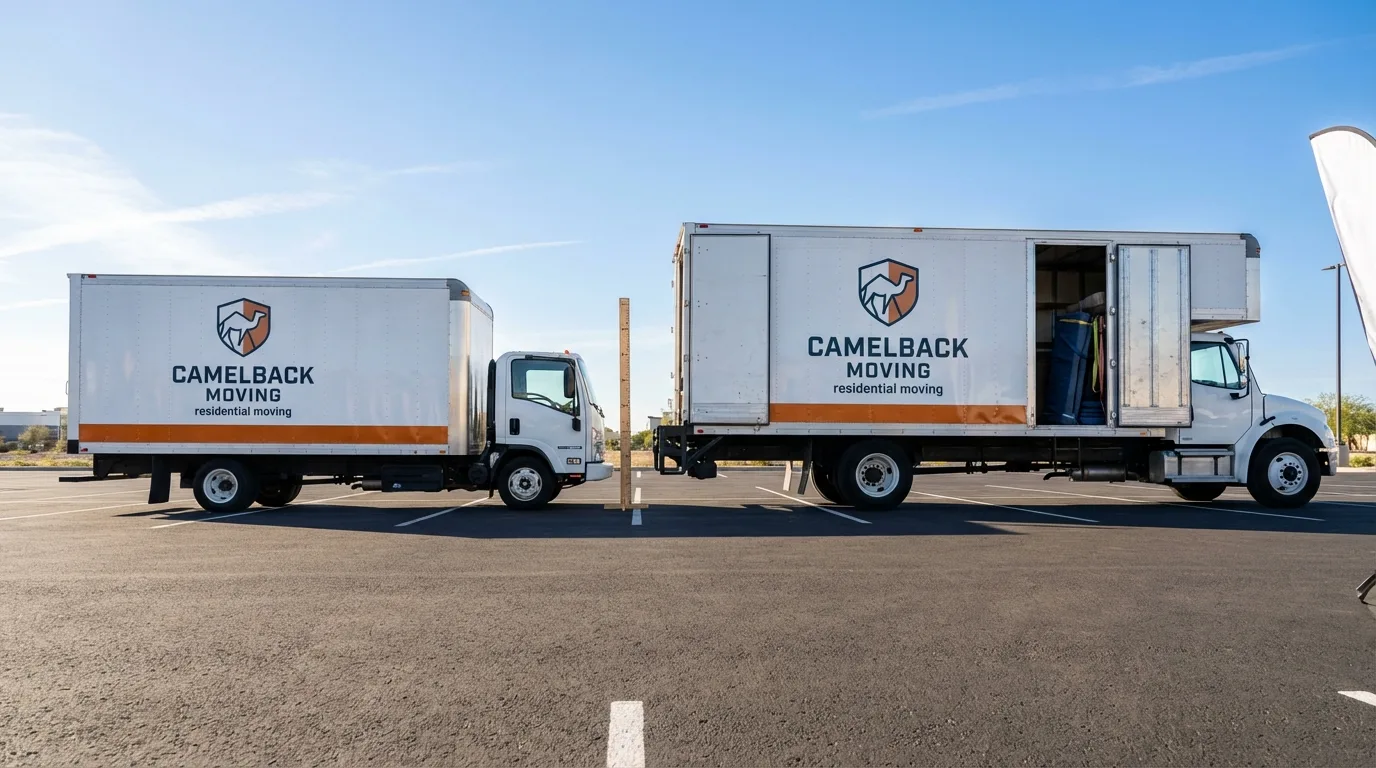 Moving truck size capacity guide in Millbrook